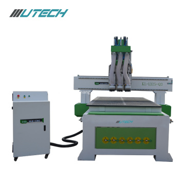 Three Processing Double-table Woodworking CNC Router